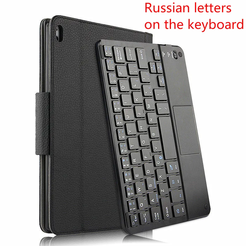 Высококачественный чехол для lenovo Tab4, Tab4, 10 plus, TB-X704F, X704N, 10,1 дюймов, чехол для планшета, беспроводной Bluetooth, чехол для клавиатуры, чехол - Цвет: Russian letters