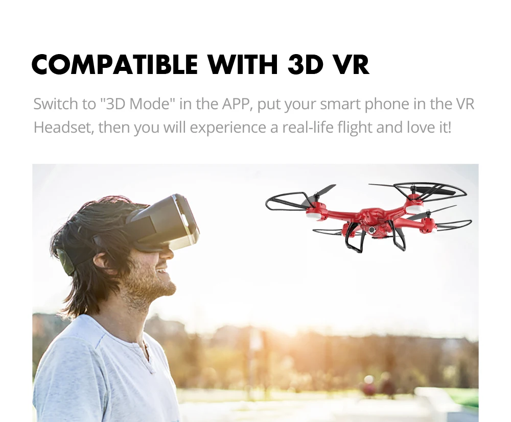 Holy Stone HS200D радиоуправляемый дрон 720P Wifi HD селфи камера FPV дрон 120 градусов 3D переворачивается RTF высота удержания радиоуправляемый квадрокоптер