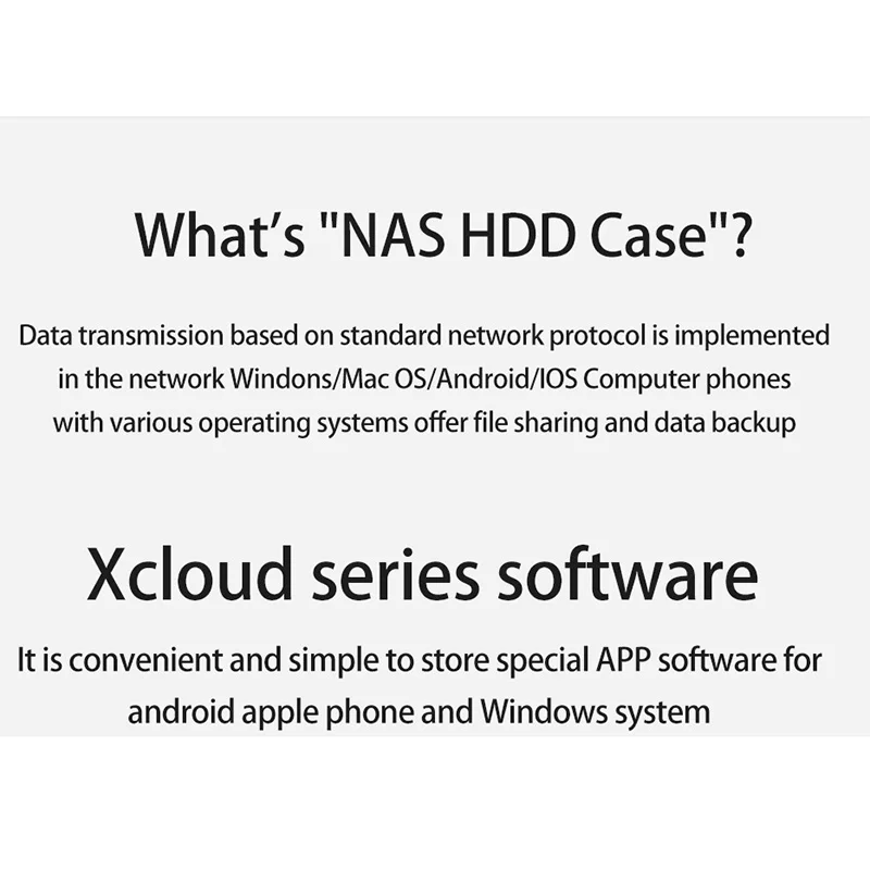 BLUEENDLESS гигабитный Ethernet Nas Hdd корпус смарт Hdd чехол для 2,5 дюймов жесткий диск гигабитный Ethernet интерфейс Nas удаленный Acc