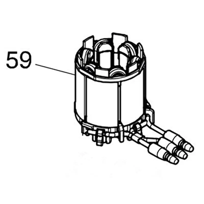 

Field 629244-9 Stator For Makita HR166