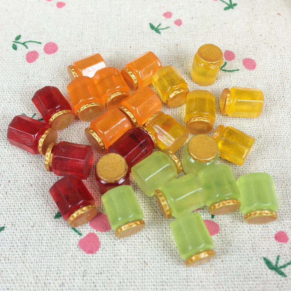 Смешанные 4 цвета искусственный кабошон с плоской задней стороной Сказочная