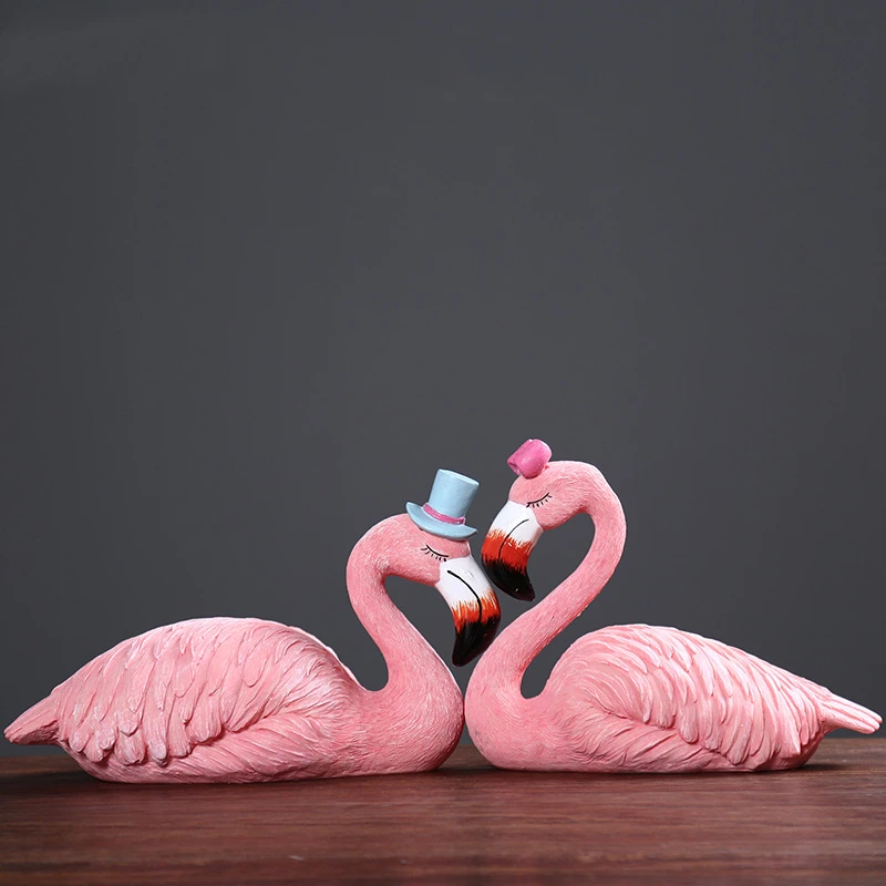 Lamingo украшения декоративные фигурки из смолы ремесло свадебные влюбленные