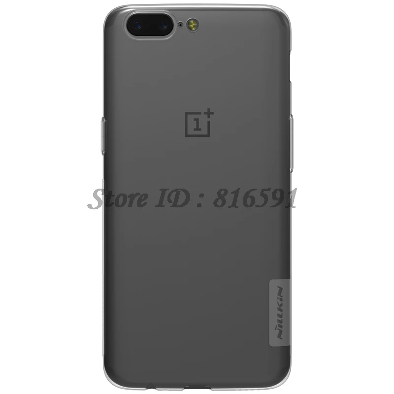 Чехол для OnePlus 5 чехол Nillkin из ТПУ серии Nature прозрачный мягкий силиконовая задняя