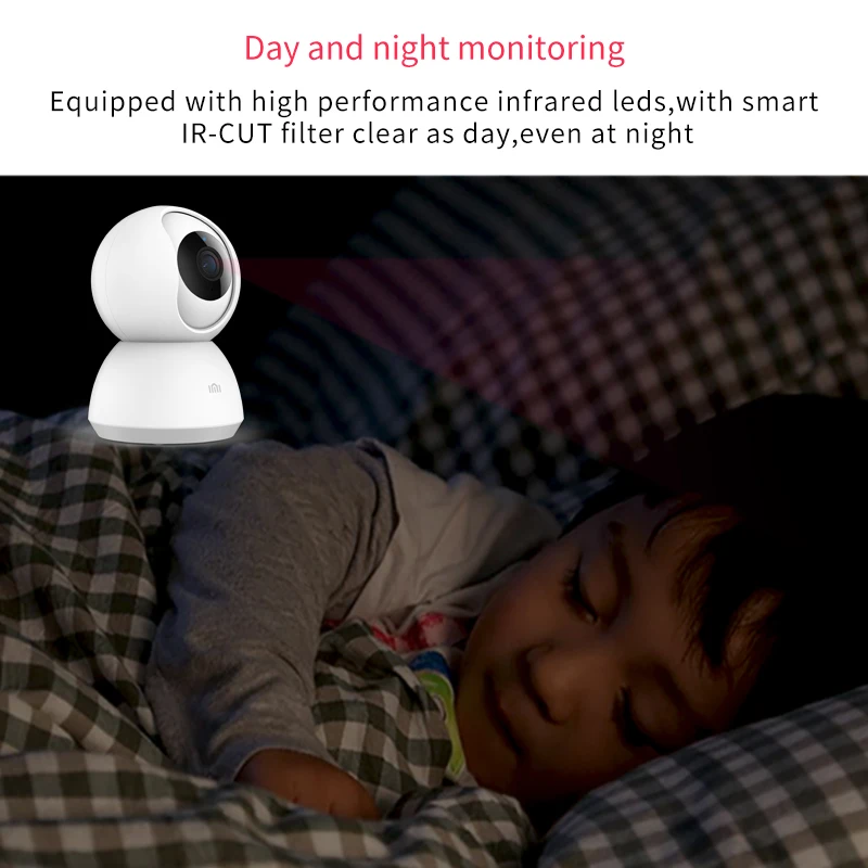 Обновленная версия Xiaomi Mijia Smart Camera 1080P WiFi панорамирование наклон ночного видения