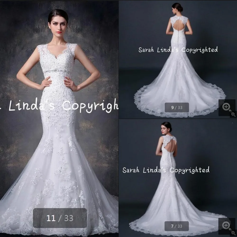 Новый Дизайн 2016 модные свадебные платья с рукавами крылышками Русалочки