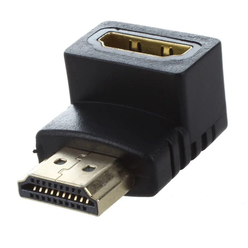 Муфта Женский/Женский HDMI и видео AV адаптер папа к женскому колено с прямым углом 90