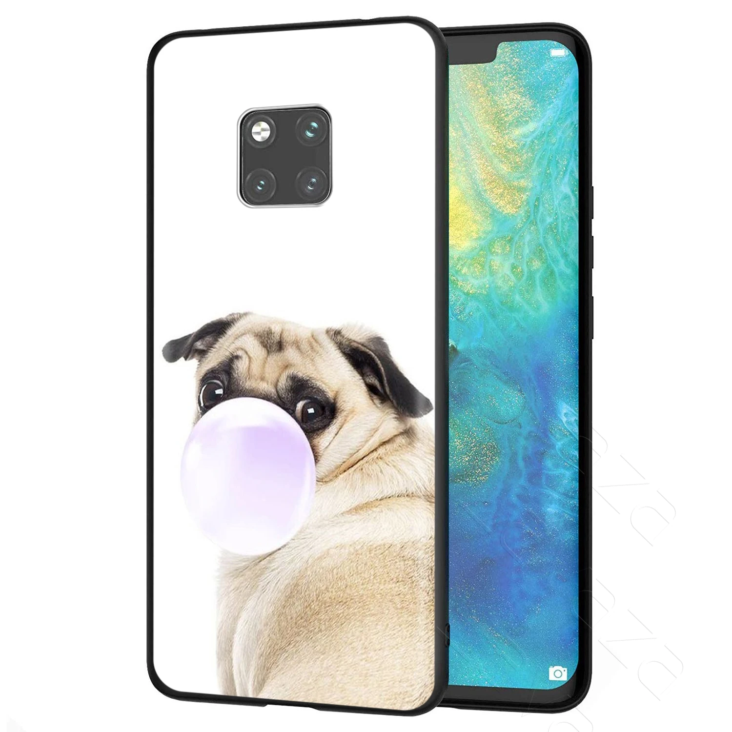 Lavaza животных изображением симпатичного мопса или чехол для Huawei мат 30 20 Honor 6a 7a 7c 7x