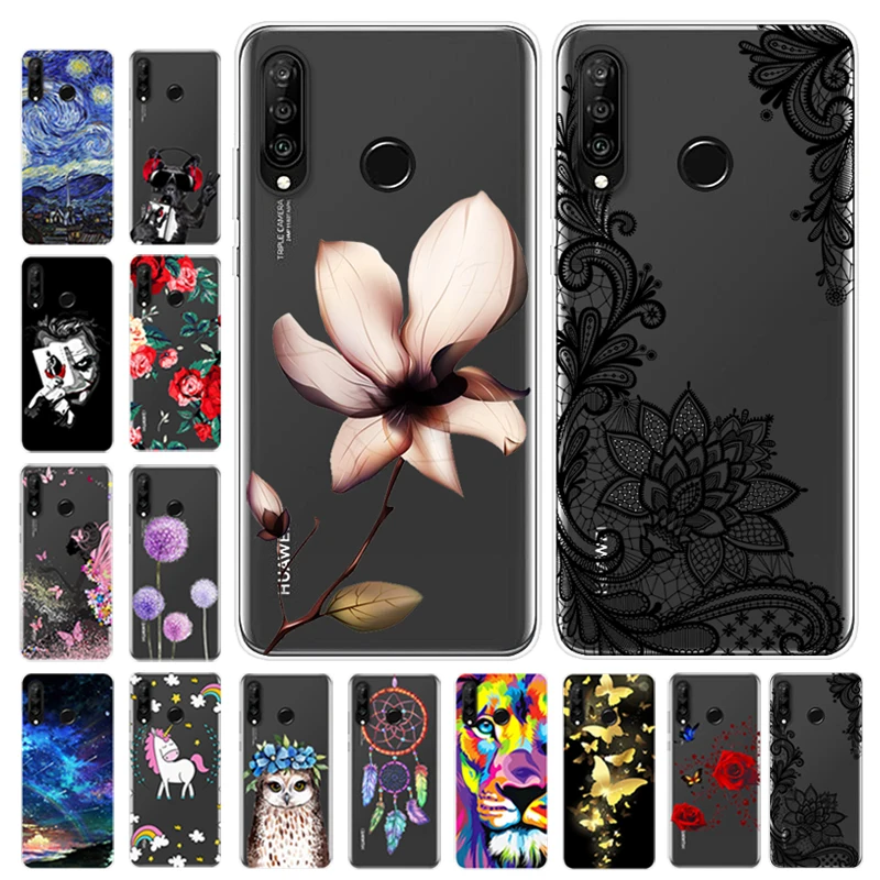 Мультяшный чехол для Huawei nova 4e мягкий силиконовый чехол-накладка телефона nova4e |