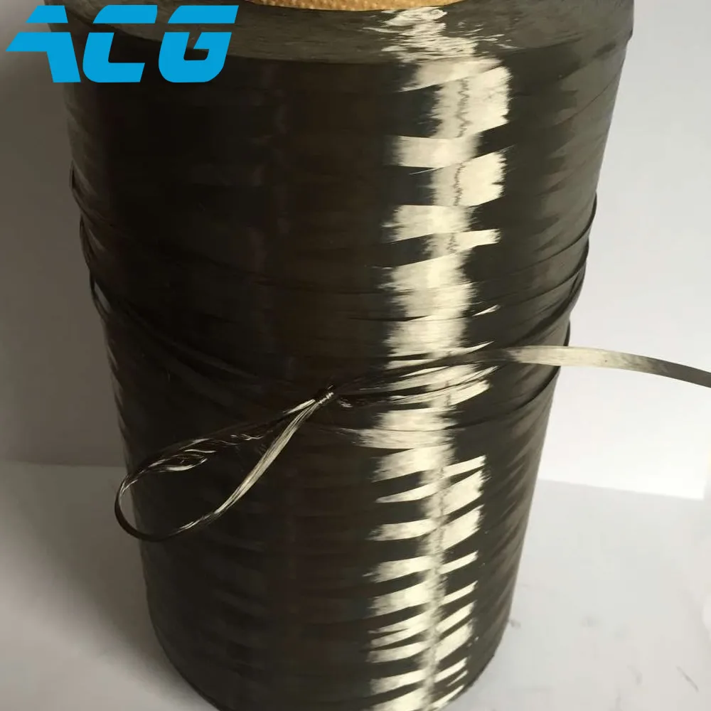 

High Modulus 50k Carbon Fiber Roving Yarn Filament Conductive Heating Filament 4134Mpa