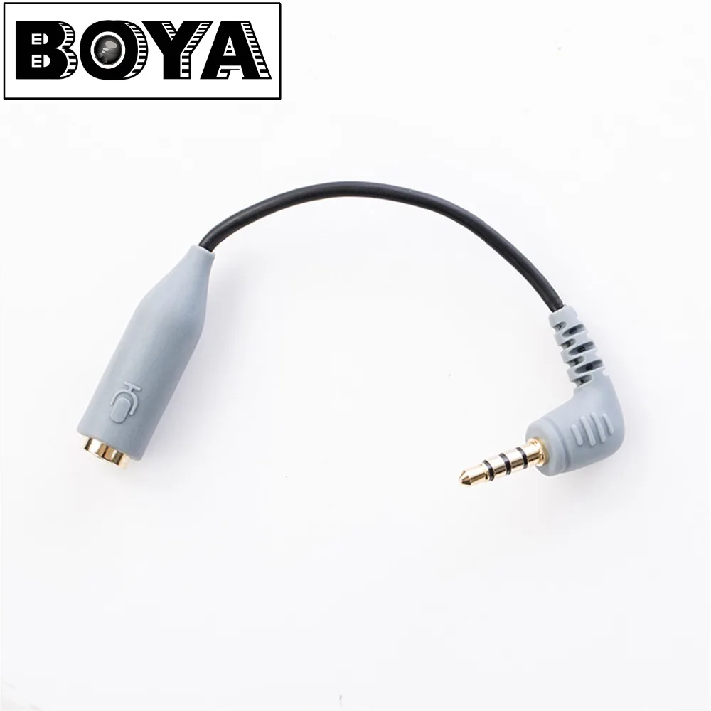 Новый оригинальный кабель адаптер Boya для смартфона микрофона TRRS путешествий
