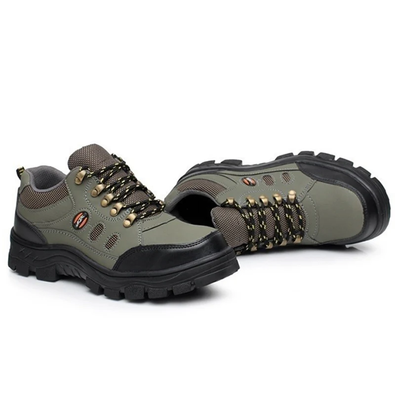 Men Shoes Steel Toe Work Safety Boot Breathable Anti-slip Puncture Proof Military Boots Mesh Sneakers | Обувь