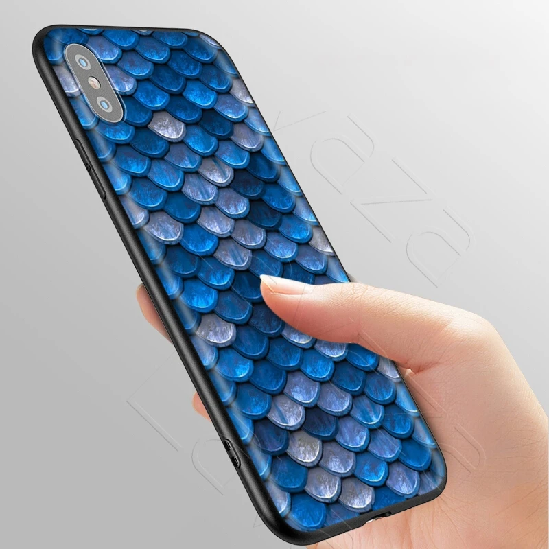 Lavaza Shell Mermaid Tail Scale Case for iPhone 11 Pro XS Max XR X 8 7 6 6S Plus 5 5s se |