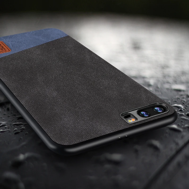 Honor 9 чехол MOFI для HUAWEI кожаный задней панели с мягкими силиконовыми краями Полный