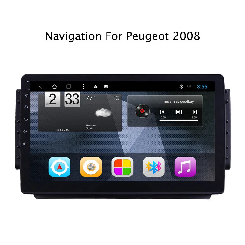Ectwodvd 9 &quotOcta Core Android 8 1 автомобильный DVD для peugeot 2008 с gps навигацией Поддержка