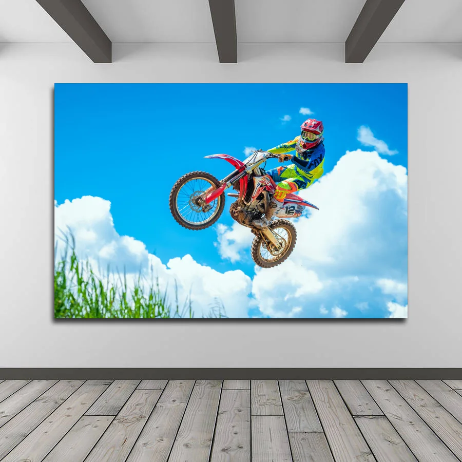 Dirtbike спортивные Мотокросс для мотокросса езды на мотоцикле фоновый рисунок