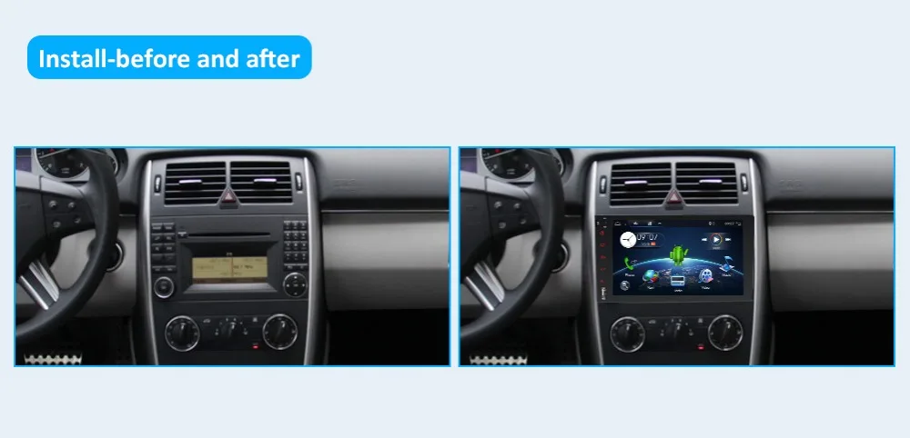 8 octa 2 din android 9,0 автомобильный gps-навигатор для Mercedes Benz B200 A B класс W169 W245 Viano Vito W639 Sprinter W906 Автомагнитола