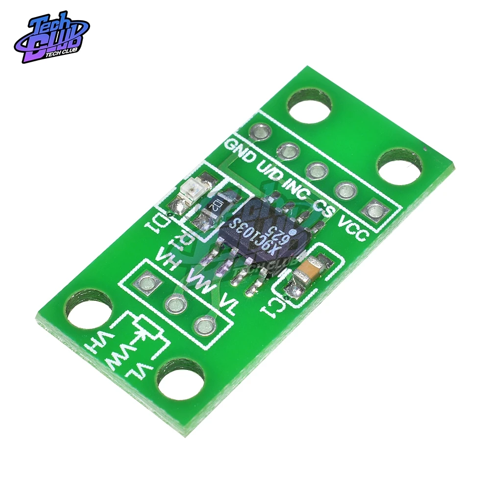Цифровой потенциометр DC3V 5V X9C103S модуль платы для Arduino 10K Span комплект сделай сам