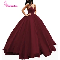 elegant evening dress long 2020 tulle womens ball gown sweetheart prom party dress abiye robe de soiree