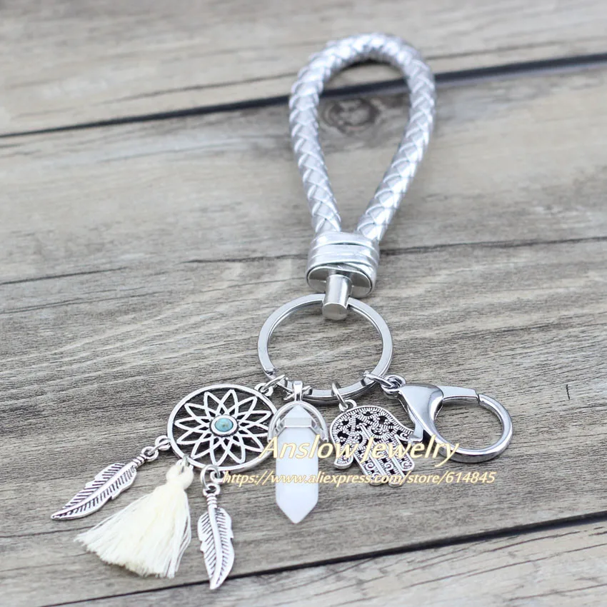 Бренд Anslow новый дизайн высшее качество модные украшения брелок для автомобиля