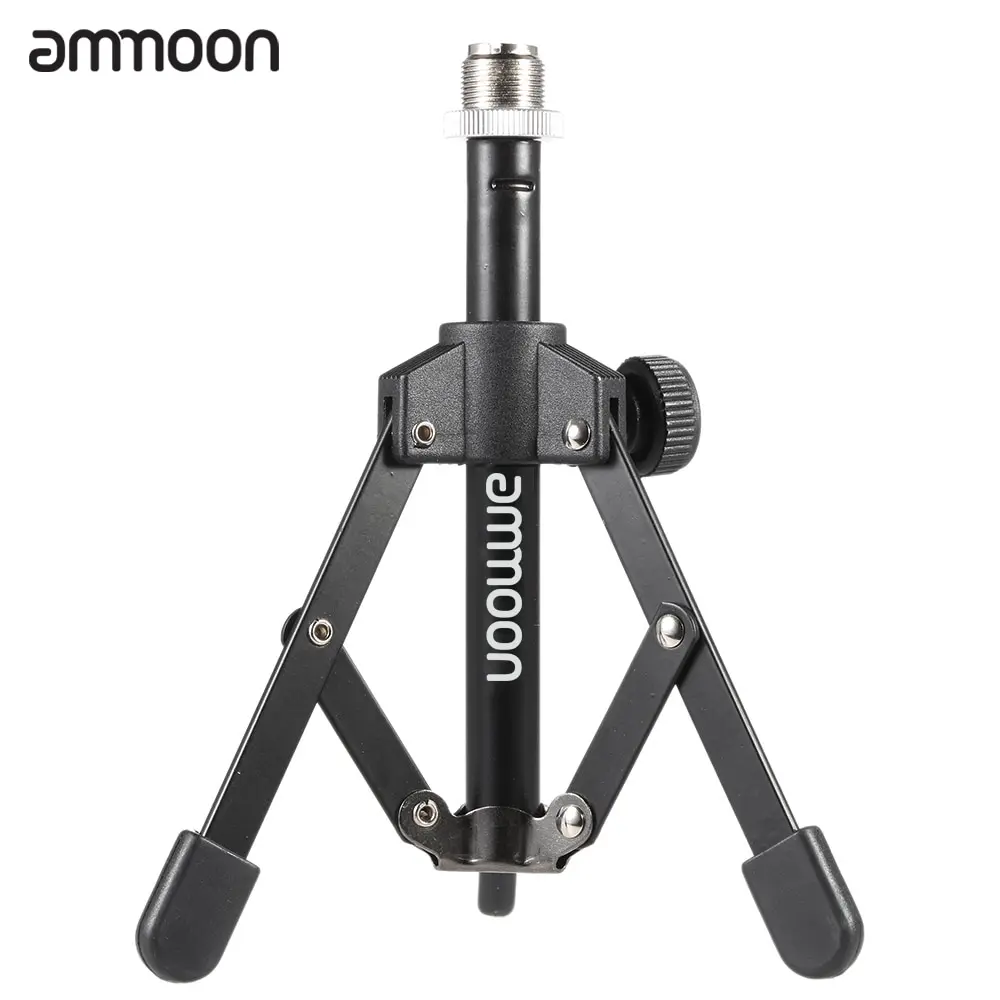 Ammoon MS-12 мини складной настольный штатив микрофон Подставка держатель | Спорт и