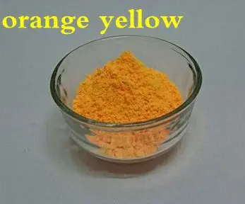 Неоновый оранжево-желтый цвет Блестящий Флуоресцентный пигмент фосфорный