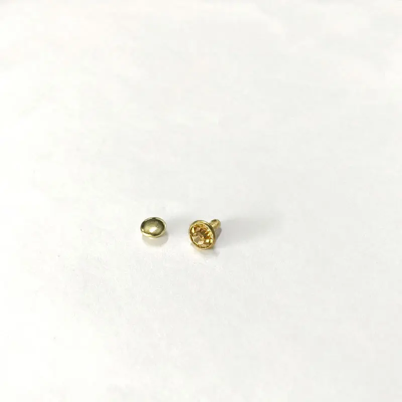 Yellow diamond 30 шт. 8 мм Стразы со стразами, декоративные заклепки, сделай сам, кожаная обувь, шпильки для одежды, шипы, панк аксессуары для шитья, сверла, кнопки для ногтей - Цвет: Yellow diamond