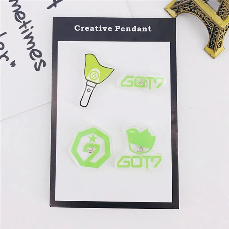 Популярные милые булавки для груди KPOP GOT7 по всему миру подарки болельщиков сумки