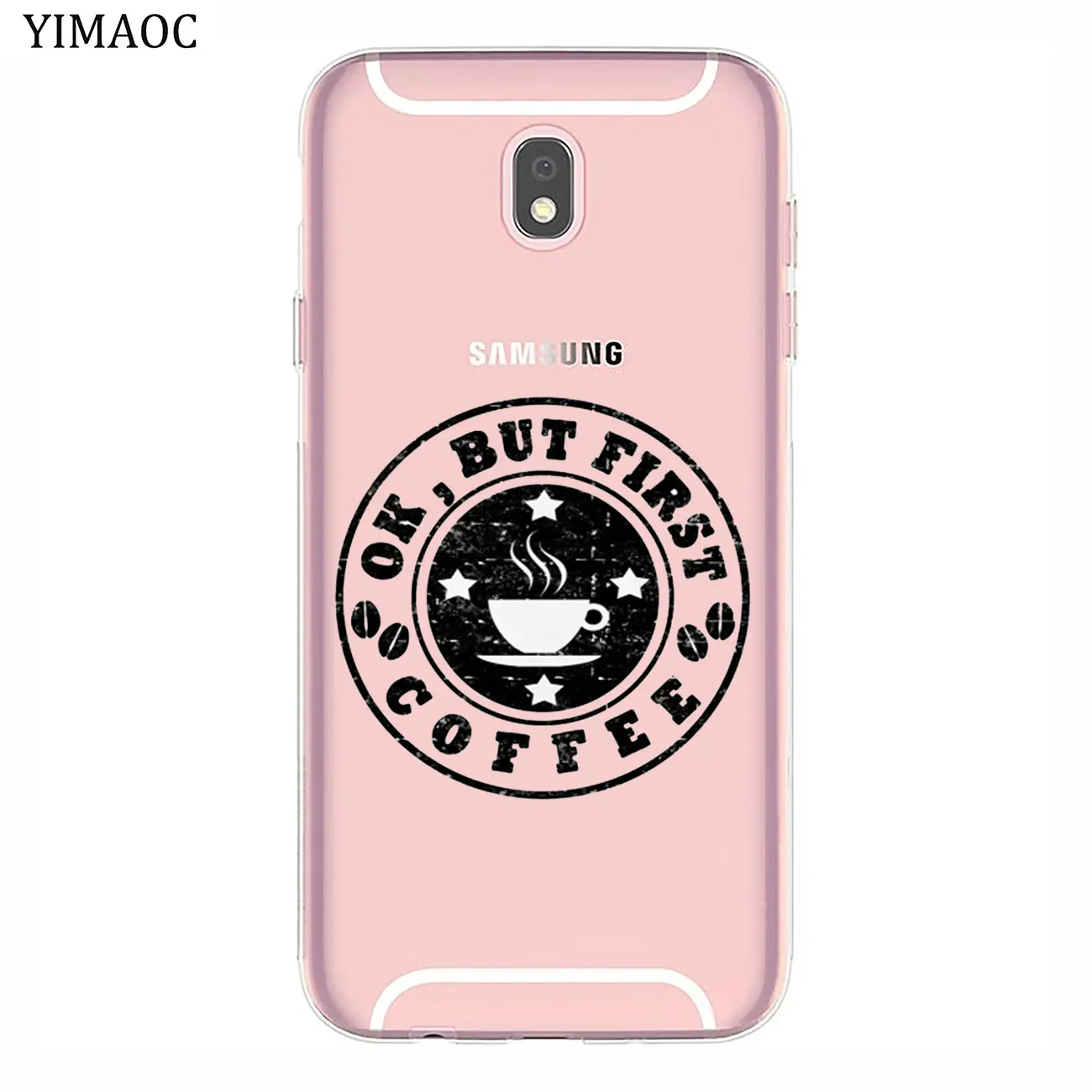 Ok But First Coffee Мягкий силиконовый чехол для телефона Samsung Galaxy J8 J7 Duo J6 J5 J4 J3 2017 A2 Core 2016 A5