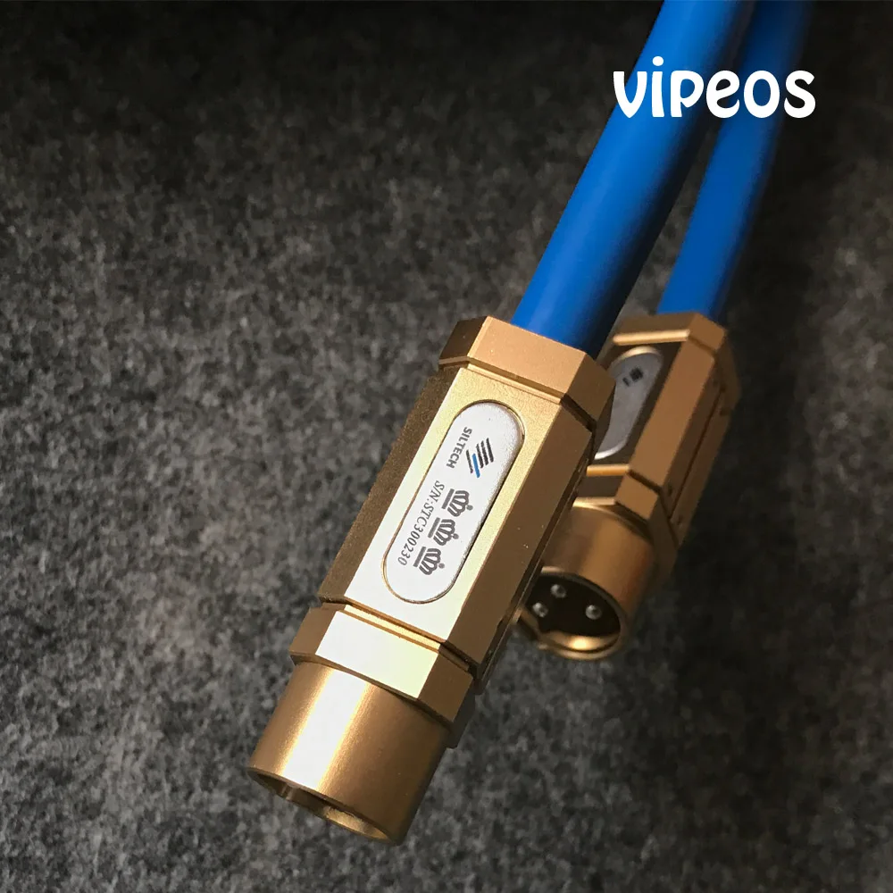 Hi End Тройной Короны XLR аудио соединительный кабель без коробки|audio interconnect