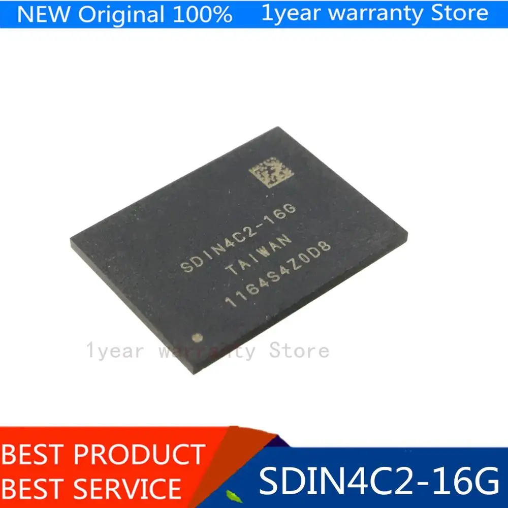 

(1PCS) (2PCS) (5PCS) (10PCS) 100% New original SDIN4C2-16G BGA Memory chip SDIN4C2 16G