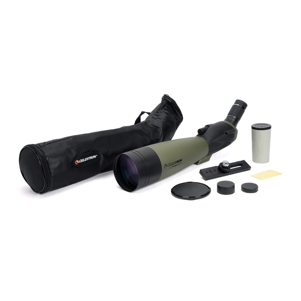 Celestron ULTIMA100 45 градусов рефрактор Телескопы 22x 66x телескопа мультипросветление с