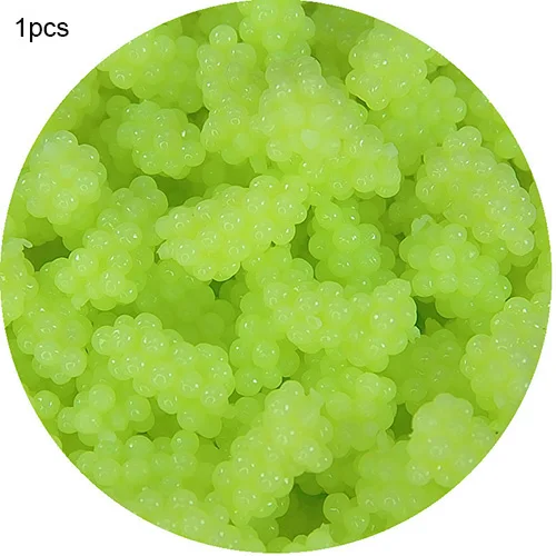 Green 1pc Счастливый обезьяна 10 шт./упак. Slime Игрушка-подвеска мягкая резина фрукты поставки слаймов дополнение DIY Декор наполнитель для flufft облако ясно Slime - Цвет: Green 1pc