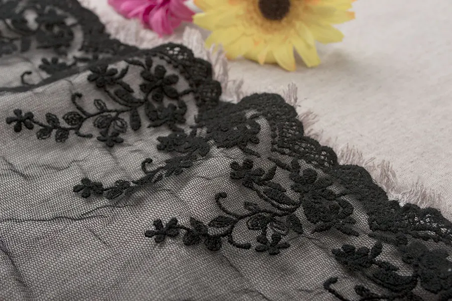 Качество Gesang Марля/аксессуары для одежды вышивка кружева/