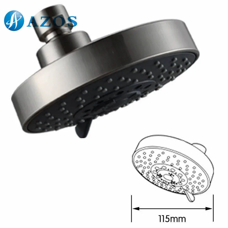 Bathroom Five Function Handheld Shower and Showerhead Combo System Hose Brushed Nickel Stainless Steel Color LYTZ051 | Обустройство
