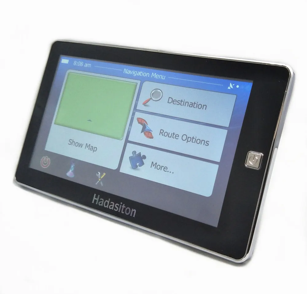 Обратный Парковка Системы 7 дюймов автомобиля gps навигации 256 M/8 GB CPU800M BT AV IN +