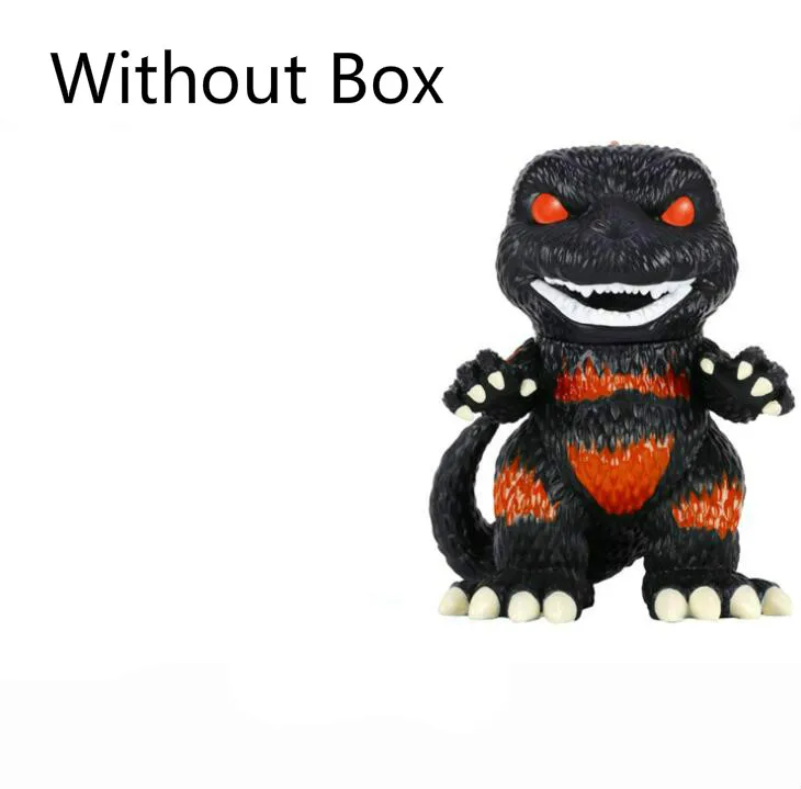 No Box Funko POP Godzilla коллекция Динозавров Модель коллекционные игрушки ПВХ Фигурки игрушки для детей подарки на день рождения - Цвет: No Box