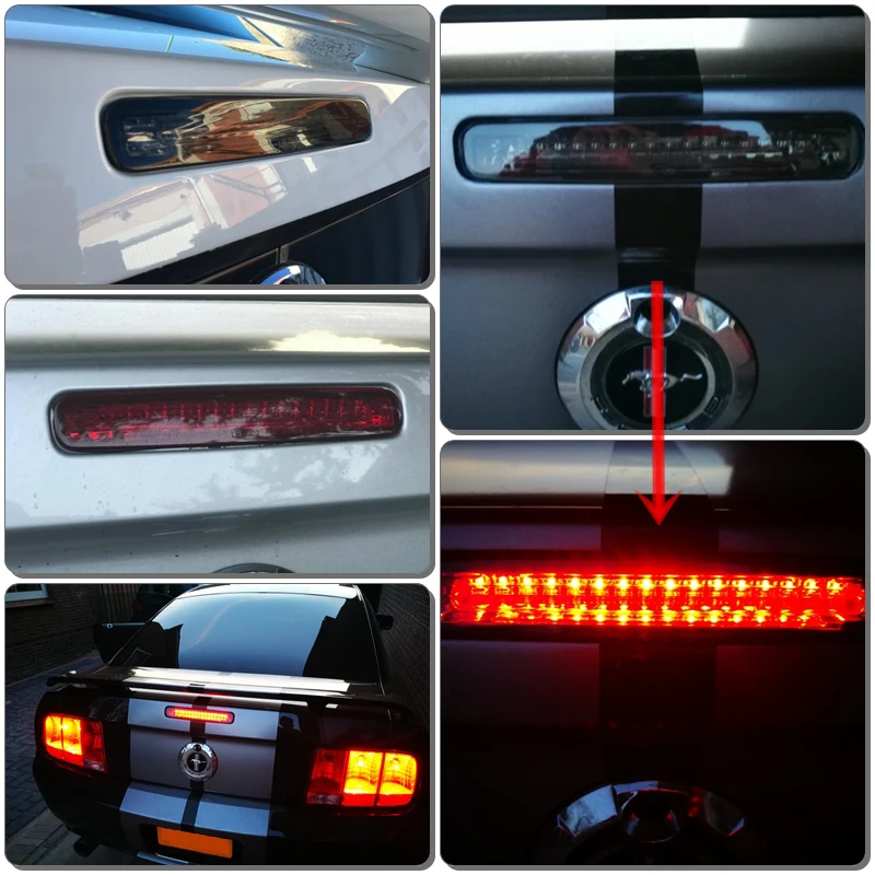 OEM подходит для Ford S197 Mustang 2005 2006 2007 2008 2009 светодиодный третий стоп сигнал лампа