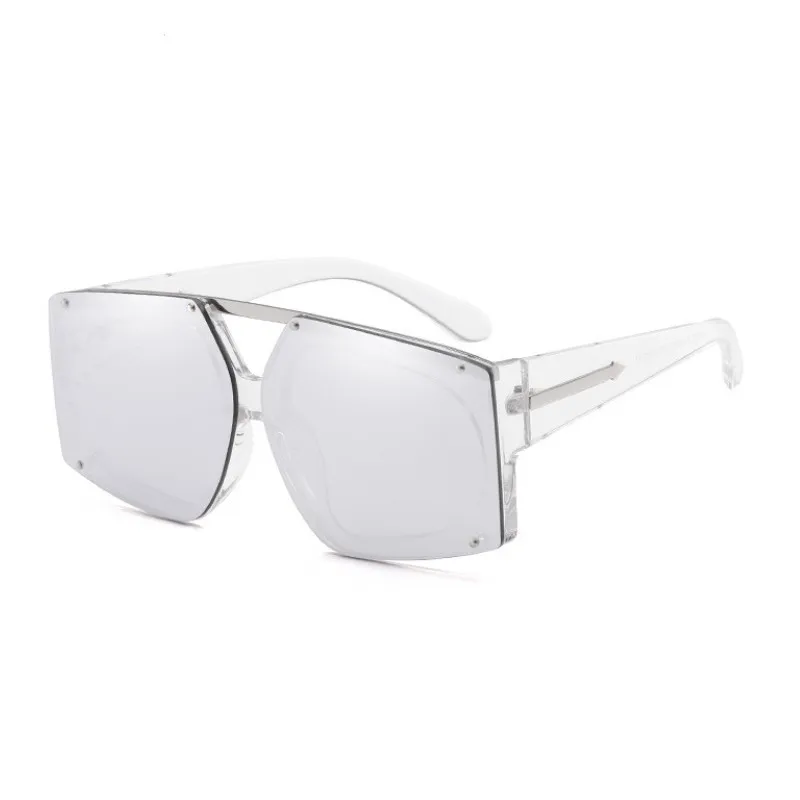 Очки солнцезащитные женские в ретро стиле роскошные брендовые оверсайз