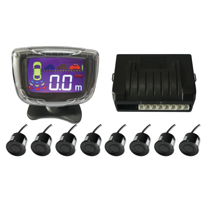 8 зуммеров переднего заднего вида датчик парковки для всех автомобилей Обратный