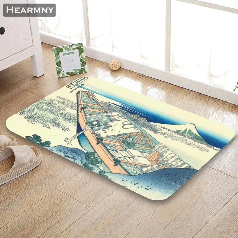 Новое поступление коврик HEARMNY Ukiyo E домашний машинного изготовления
