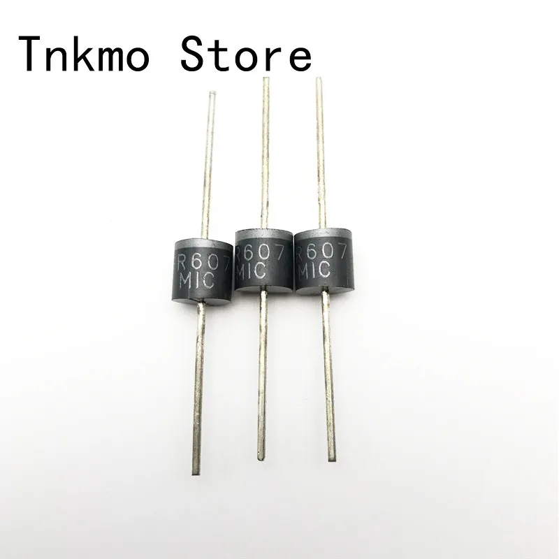20 шт быстрое восстановление диоды FR607 6A 1000V | Электроника