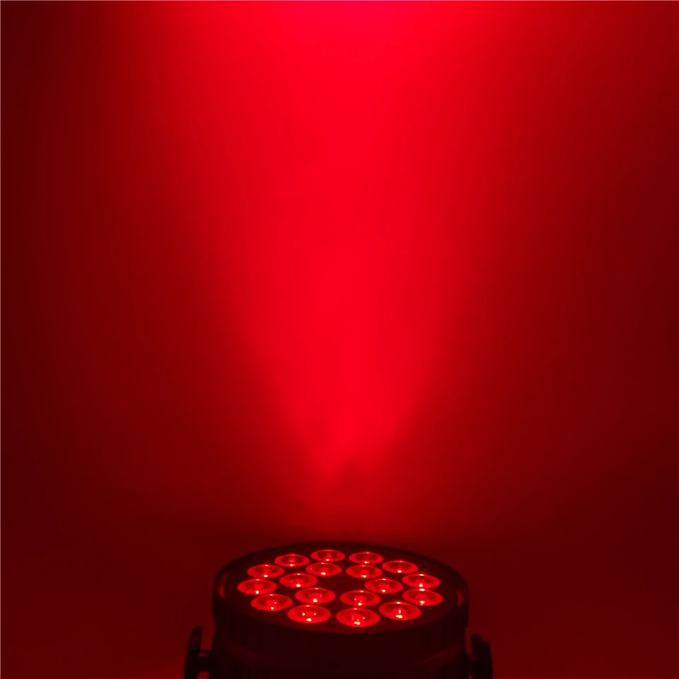 Кейс для полетов + 4 шт./18x12 Вт RGBW 4в1 LED Par свет DMX512 сценический цветная панель KTV