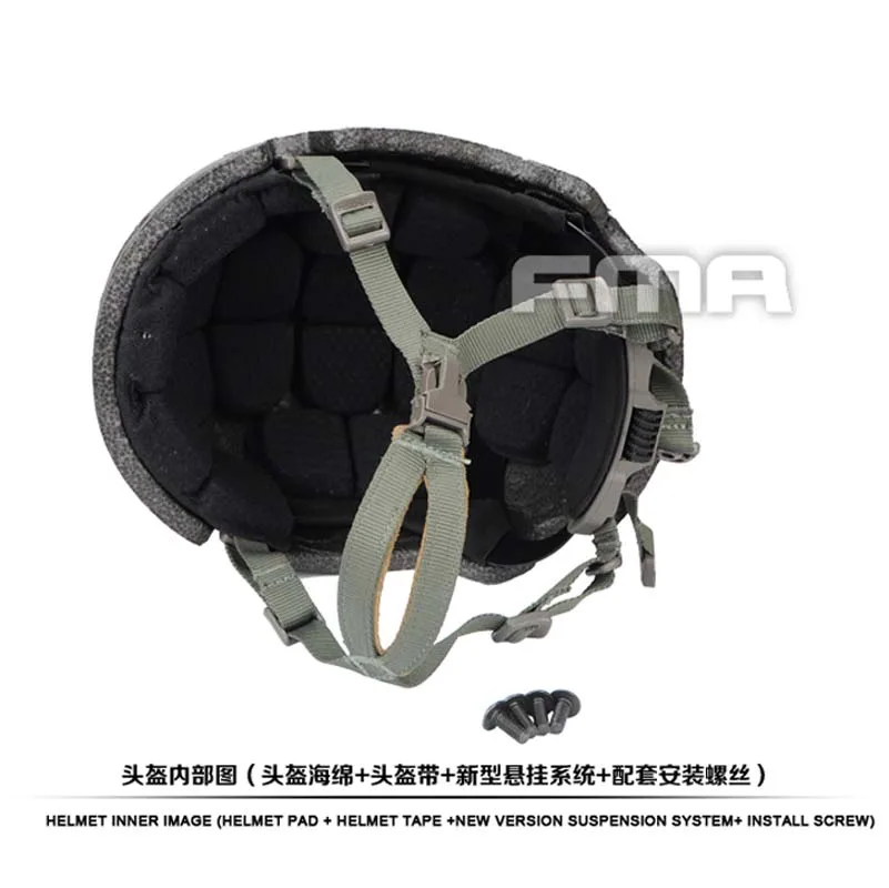 FMA Бесплатная доставка Новая система подвески для шлема и высокоуровневая