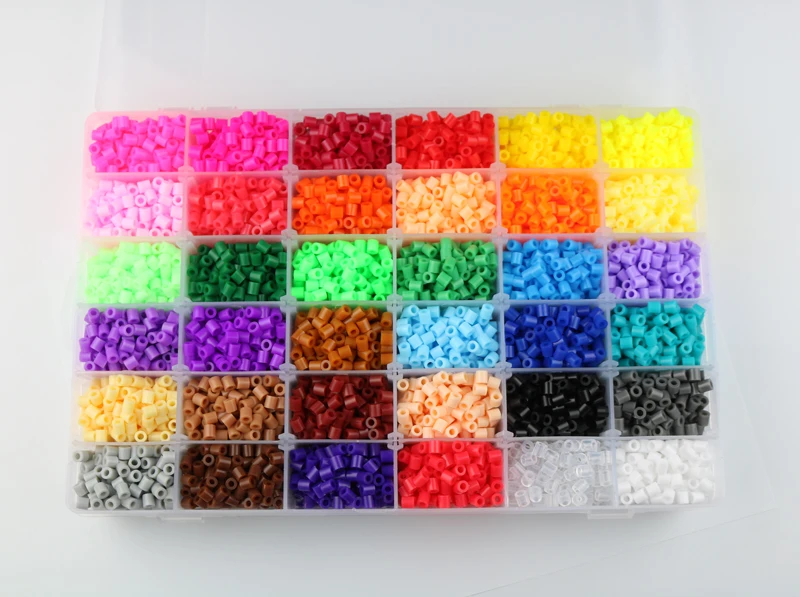 5 мм perler PUPUKOU набор, Хама бусины с шаблоны, аксессуары для детей ручная работа 3D Головоломка Развивающие детские игрушки