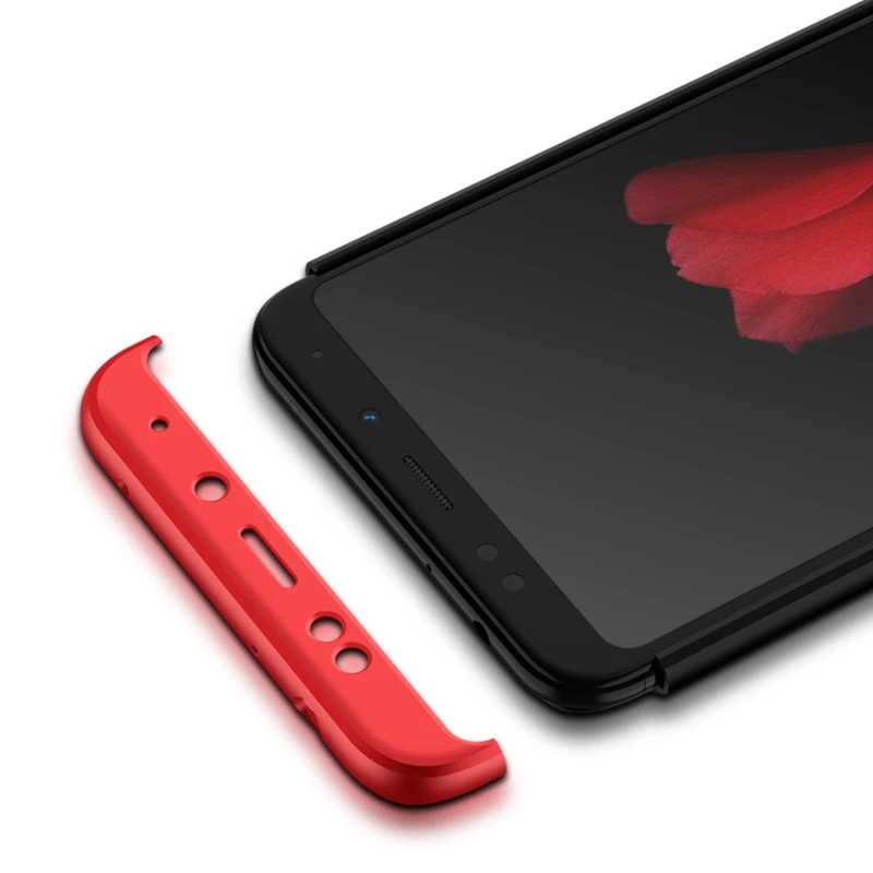 Xiaomi Redmi 5 Plus чехол задняя крышка 360 градусов Полная защита Жесткий ПК для телефона
