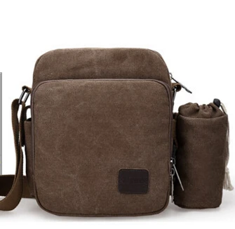 Retro canvas men 's bag men' s leisure multi - functional shoulder Messenger |