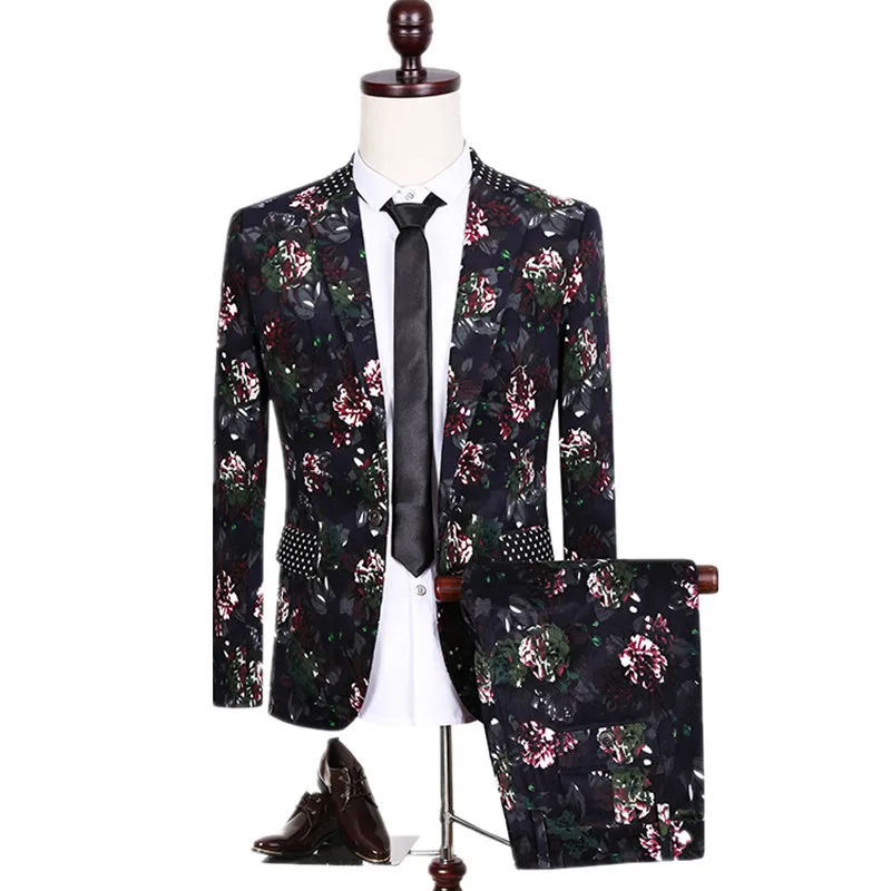 Новинка весна осень 2017 мужские костюмы в западном стиле высококачественный