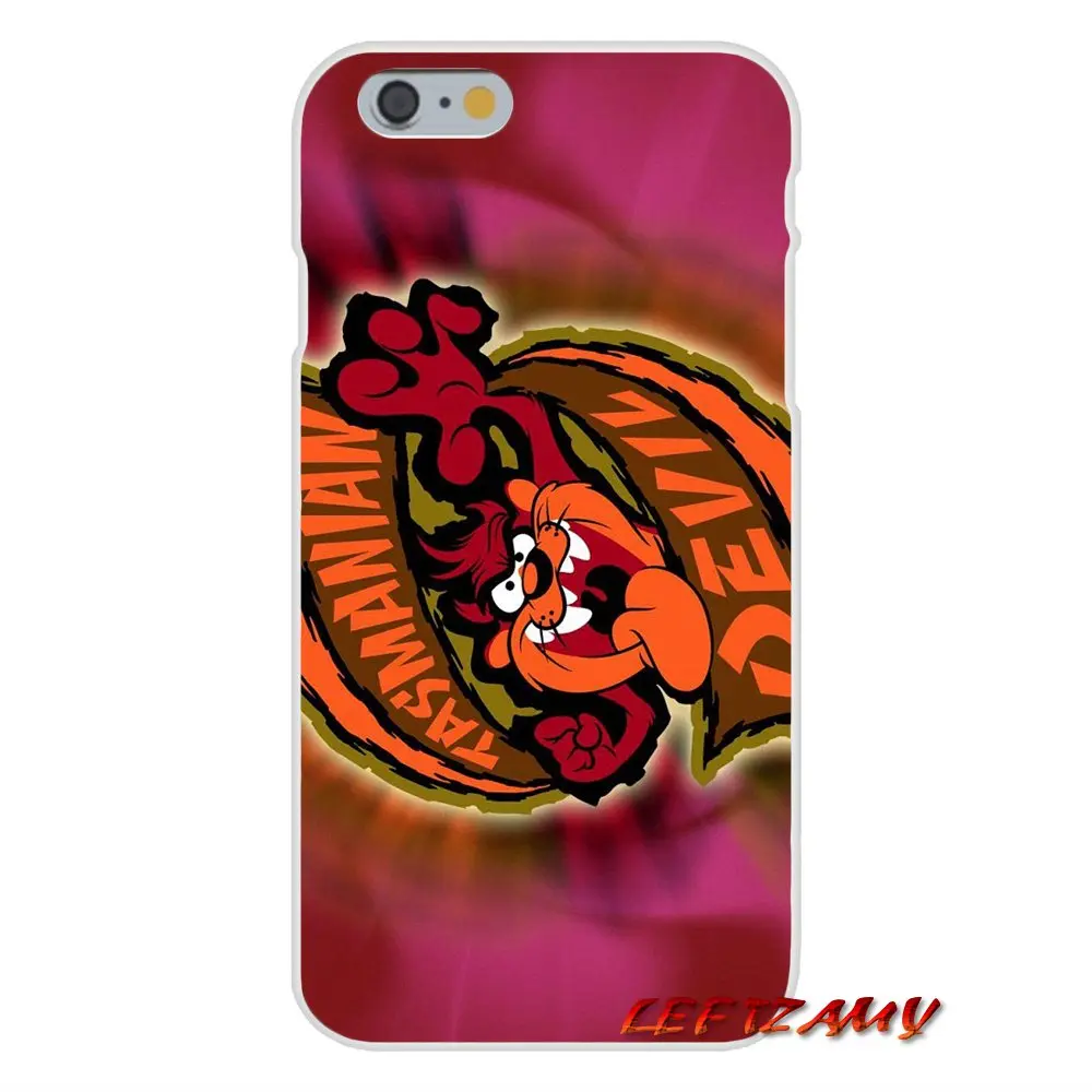 Для iPhone X XR XS MAX 4 4S 5 5S 5C SE 6 S 7 8 Plus ipod touch мягкий прозрачный чехол Looney Tunes Tasmanian Devil Taz |
