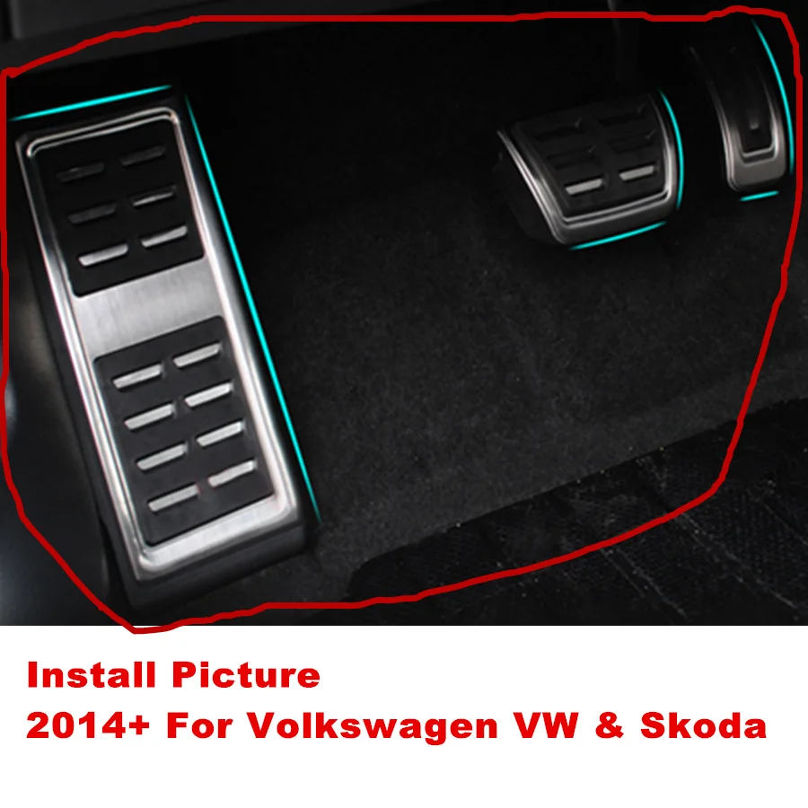 Ножная педаль для автомобиля Pad комплект для Audi A3 8V Seat Leon для Volkswagen Golf 7 VII MK7 Passat VIII для Skoda Octavia A7 Karoq быстрое