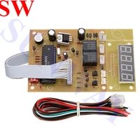 time board 4 digits 12v time control timer board with wire harness power supply for coin selector pump water washing machine